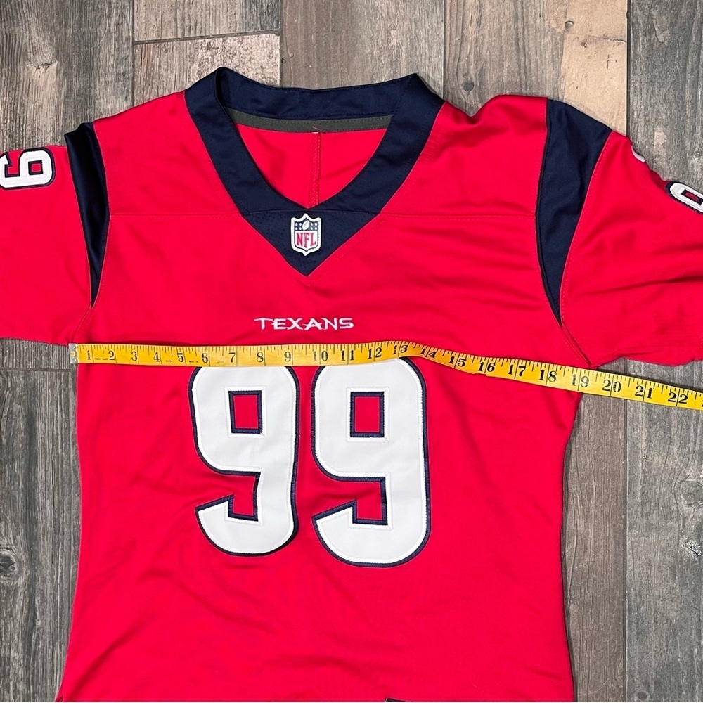Nike On Field Houston Texans J.J. Watt #99 Womens Football Jersey Size Small EUC - Picture 8 of 8